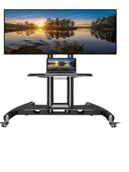 Falabella Base Soporte Tv A Piso Ruedas Para 32 -75 Movible oferta