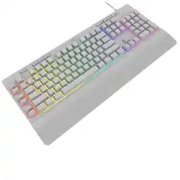 Falabella Teclado Gamer Shiva K512 Membrana RGB Blanco Esp oferta