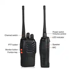 Falabella Walkie-talkie Bf-888h Bf-888s Y Frecuencia Uhf oferta