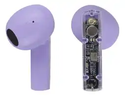 Falabella Audífonos Tws Ergonómicos Con Estuche De Carga Y Super Bass Violeta oferta