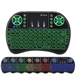 Falabella Mini Teclado Inalámbrico Airmouse Android Smart Tv Iluminado oferta