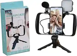 Falabella Estabilizador Kit De Soporte De Fotografia Celular Micrófono oferta