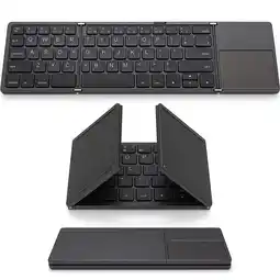 Falabella Mini Teclado Bluetooth Portátil Plegable Con Mouse Pad oferta