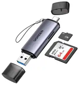 Falabella Lector De Tarjetas Adaptador Micro SD TF Doble Puerto 2 En 1 oferta