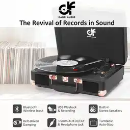 Falabella VITROLA 3 velocidades,Bluetooth, grabación USB, convertidor MP3!!!!!!! oferta