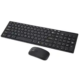 Falabella Combo Teclado Y Mouse Inalámbrico Usb 24g Ultra Delgado Negro oferta