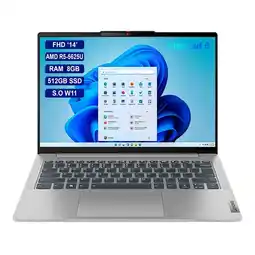 Falabella Portatil 14 FHD AMD R5-5625U Ram 8GB 512SSD GREY oferta