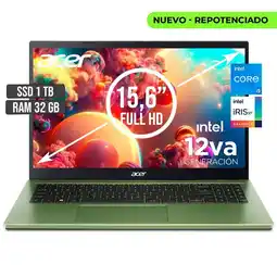 Falabella PORTATIL ASPIRE INTEL CORE I5-1235U SSD 1TB RAM 32GB LED 15,6 FHD oferta