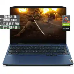 Falabella Portátil AMD Ryzen 7 4800H 24GB RAM 1TB SSD GTX 1650 oferta