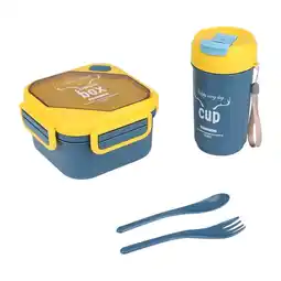 Falabella Portacomidas Lonchera Con Termo Y Cubiertos Recipiente Set oferta