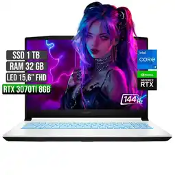 Falabella Portátil Intel Core I7 RTX 3070Ti 32GB RAM 1TB SSD 144Hz oferta