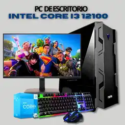 Falabella Computador GAMER Core i3-12100 16GB 1TB LED 22FHD oferta