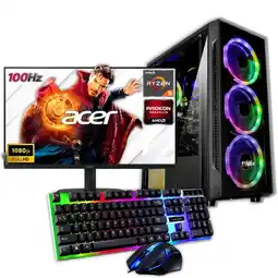 Falabella TORRE GAMER RYZEN 5 8600G/ 16GB RAM 1TB SSD/ B650M/ MONITOR 22 FHD oferta