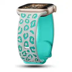 Falabella Correa Pulso Manilla Animal Print Apple Watch 38mm 40mm 41mm 32 mmGris Turquesa oferta
