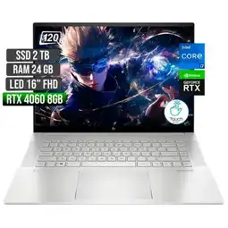 Falabella ENVY INTEL CORE I7-13700H RTX 4060 8GB SSD 2TB RAM 24GB LED 16 FHD 120Hz oferta