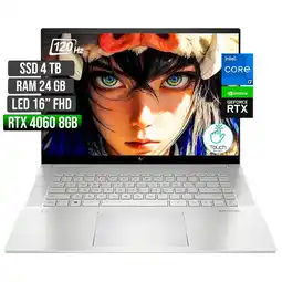 Falabella Portátil Gamer Envy i7-13700H RTX 4060 24GB RAM 4TB SSD 16 FHD oferta