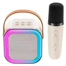 Falabella Parlante Karaoke Inalambrico LED Con 2 Microfonos Bluetooth oferta