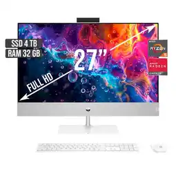 Falabella TODO EN UNO AMD RYZEN 5-5500U SSD 4TB RAM 32GB LED 27 FULL HD oferta