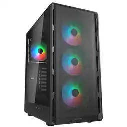 Falabella Chassis AIRFACE PURE con Vidrio Templado, Flujo de Aire Optimizado y 4 Ventiladores RGB oferta