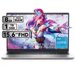 Falabella PORTÁTIL INTEL CORE I5 1334U 1TB SSD 8GB RAM 156 FHD PLATINUM SILVER oferta