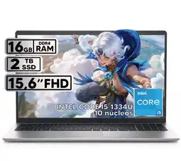 Falabella PORTÁTIL INTEL CORE I5 1334U 2TB SSD 16GB RAM 156 FHD PLATINUM SILVER oferta