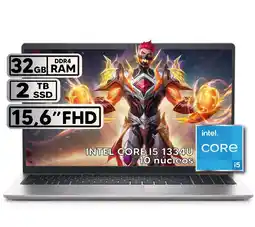 Falabella PORTÁTIL INTEL CORE I5 1334U 2TB SSD 32GB RAM 156 FHD PLATINUM SILVER oferta