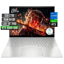 Falabella ENVY INTEL CORE I7-13700H RTX 4060 8GB SSD 2TB RAM 64GB LED 16 FHD 120Hz oferta