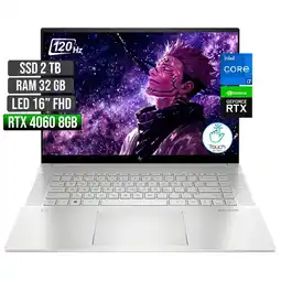 Falabella Portátil Gamer Envy Intel Core i7 RTX 4060 32GB RAM 2TB SSD 16 oferta