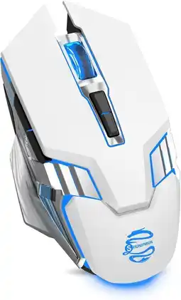 Falabella Mouse Gamer Inalámbrico Blanco 3 en 1 - RGB, Silencioso y Recargable oferta