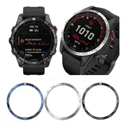 Falabella Protector Bisel Acero Adhesiv Garmin Fenix 7s Sapphire Solar Plateado oferta