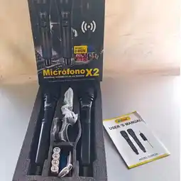 Falabella Micrófono X2 Inalámbrico Q-mic06 Negro Negro oferta