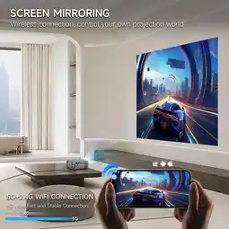 Falabella Mini Proyector Portátil 1080P - Con Bluetooth HDMIUSB Ideal para Cine en Casa y Exterior oferta