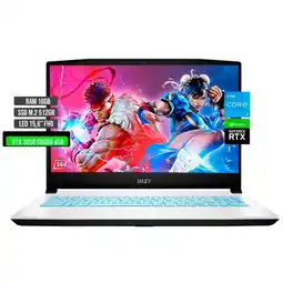 Falabella SWORD INTEL CORE I5-12450H RTX 3050 4GB SSD 512GB RAM 16GB LED 15.6 FHD 144Hz oferta