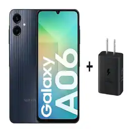 Falabella Celular Galaxy A06 128 GB 4 GB RAM Negro + Adaptador 25W oferta