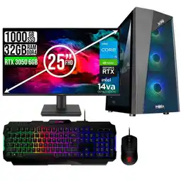 Falabella PC GAMER ELITE INTEL CORE I5-14400 RTX 3050 6GB RAM 32GB SSD 1TB 25 120HZ oferta