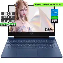 Falabella Portátil Victus Intel Core I5 RTX 3050 16GB RAM 2TB SSD 15.6 FHD 144Hz oferta