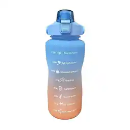 Falabella Termo Botella Agua Motivacional 2 Litros + Pitillo, Stickers oferta