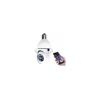Falabella Camara Ip De Seguridad Ampolleta Motorizada 360° E27 Socket + SD 64 GB oferta