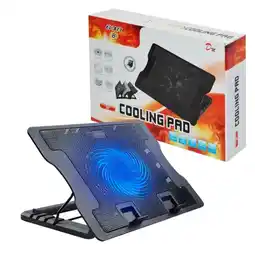 Falabella BASE REFRIGERANTE RECLINABLE COOLING PAD 638B 1 VENTILADOR NEGRO oferta