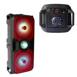 Falabella Parlante Bluetooth Con Luces LED Para Fiestas Y Karaoke oferta