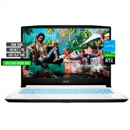 Falabella SWORD INTEL CORE I5-12450H RTX 3050 4GB SSD 1TB RAM 16GB LED 15.6 FHD 144Hz oferta