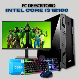 Falabella Computador GAMER Core i3-12100 16GB 2TB LED 22FHD oferta