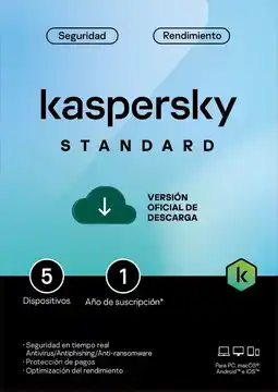 Falabella Antivirus Standard 5 Dispositivos 1 Año - Digital oferta