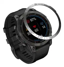 Falabella Protector Bisel Acero Adhesiv Garmin Fenix 7x Sapphire Solar Plateado oferta