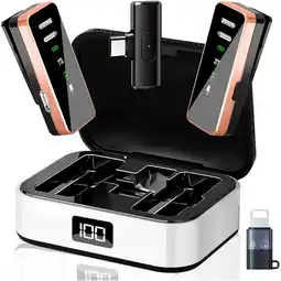 Falabella Micrófono De Solapa Inalámbrico S18 Pro Tipo C Iphone Con Estuche oferta