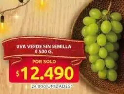 Ara Uva verde sin semilla oferta