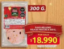 Ara Felices fiestas pavo relleno oferta