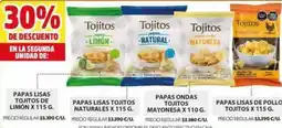 Ara Tojitos papas lisas naturales oferta