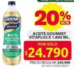 Ara Gourmet vitaplus aceite oferta