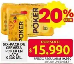 Ara Poker cerveza en lata oferta